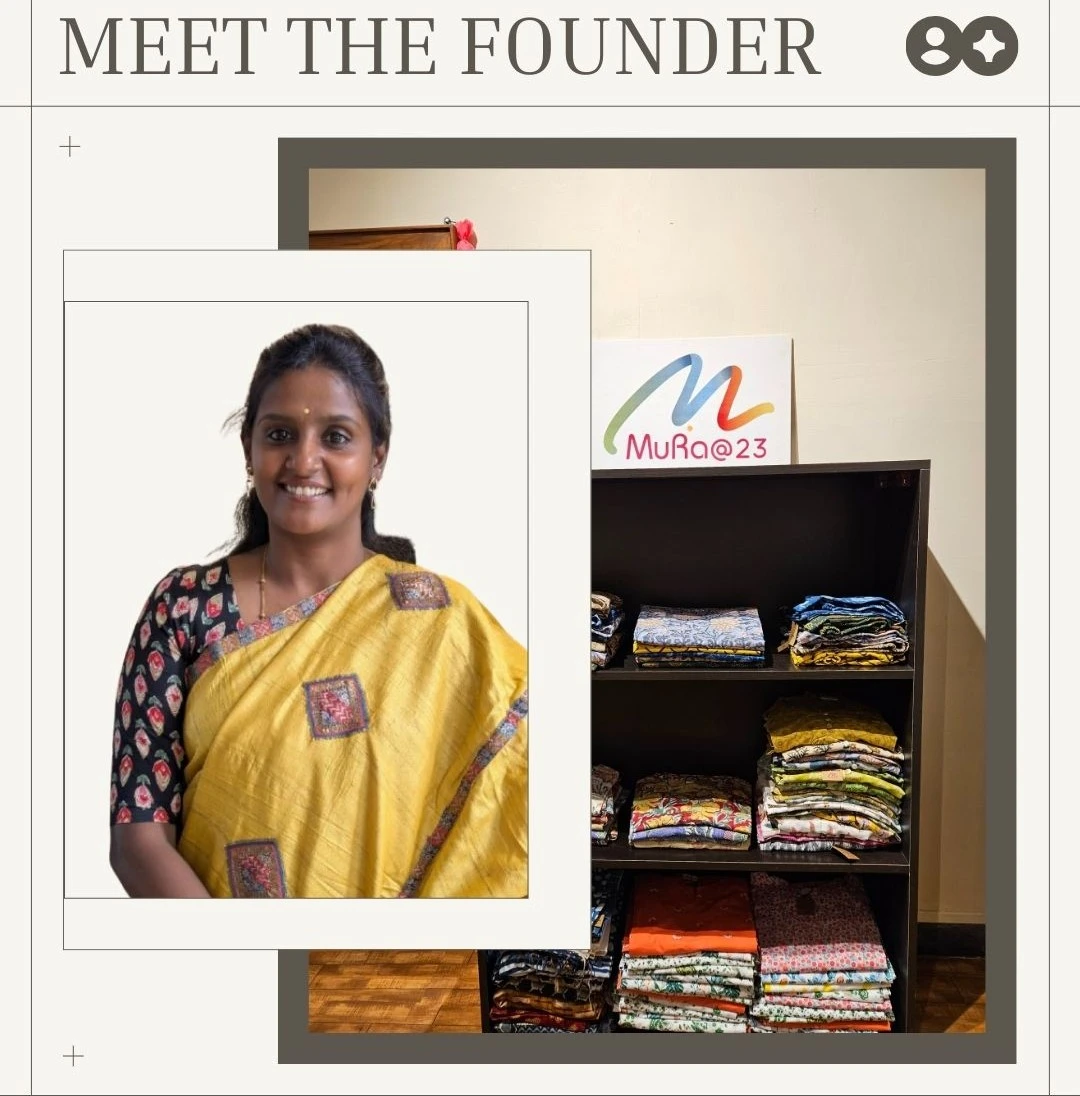M Kanni Priya, founder of MuRa@23